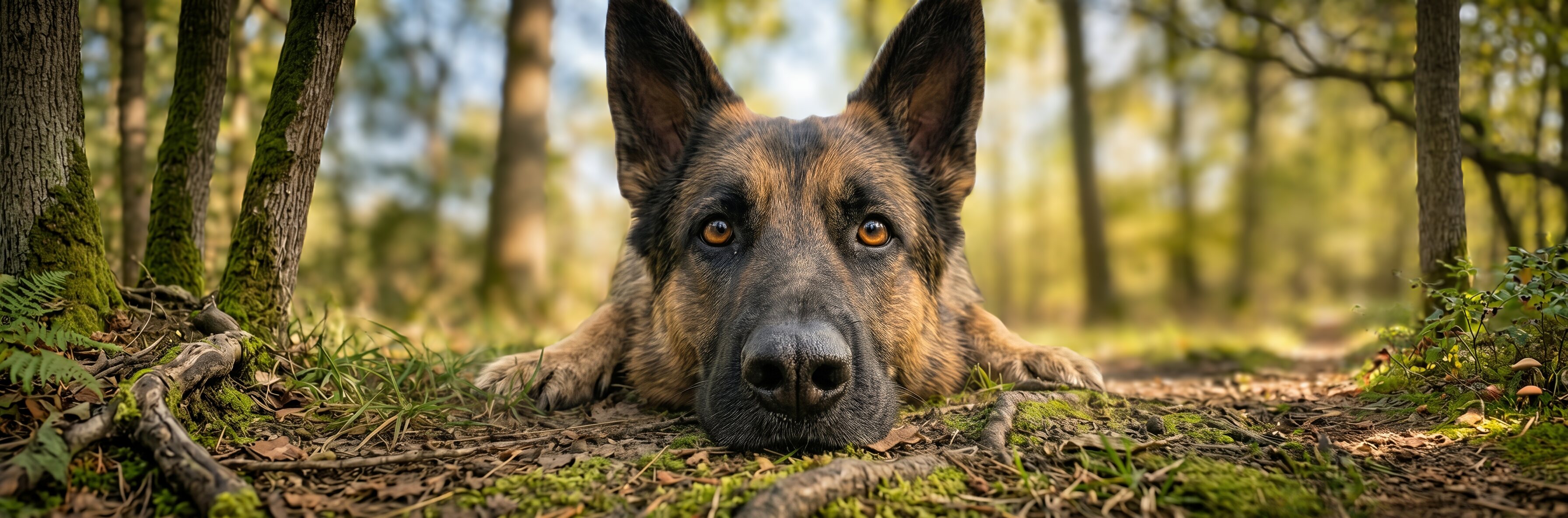Hund betrachtet Alltagssituation aus seiner Perspektive